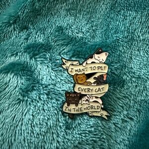 Cute Cat Enamel Pin